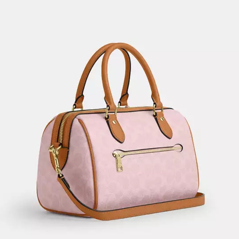 Coach medium Rowan in powder pink - Picture 2 of 12